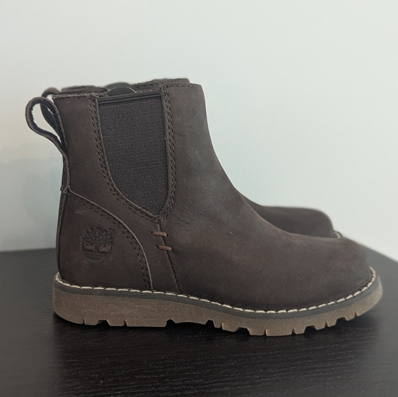 Timberland Earthkeepers Chelsea Toddlers Brown Leather Unisex Boots - Picture 1 of 6